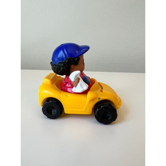 Fisher-Price Little People Auto Mechanic Worker 2006 Yellow Vehicle Toy 2002 - Picture 3 of 11